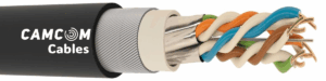 Cat 6A U/FTP LSOH SWA LSOH Ethernet Cable